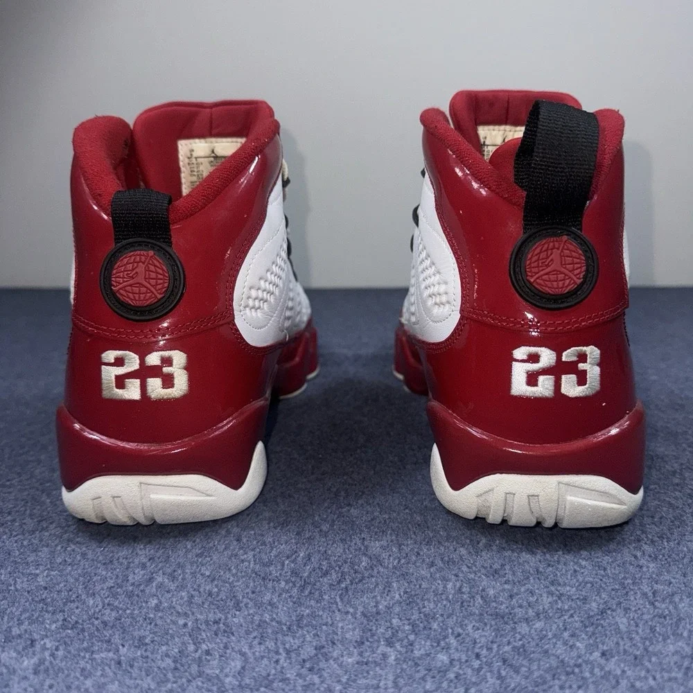 Air Jordan 9 Retro Gym Red Sneakers Size 9 White Red